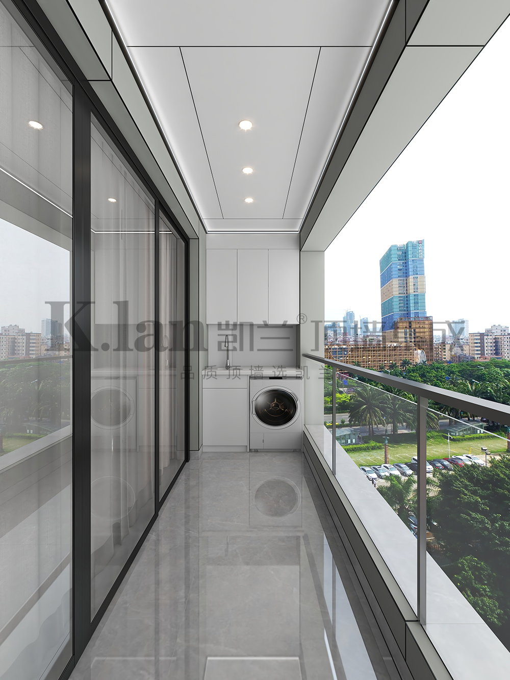 凱蘭集成吊頂鋁蜂窩大板鋁墻板